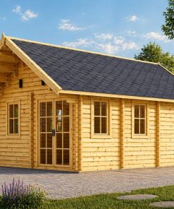 Medinis sodo namelis su mansarda SCOOT, 27 m² + 9 m²