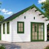 Medinis sodo namelis su mansarda SCOOT, 27 m² + 9 m²
