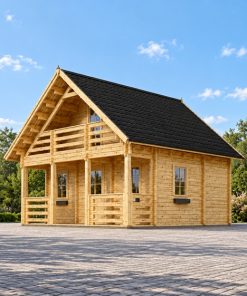 Medinis namas su mansarda LIVINGTON – 50 m²