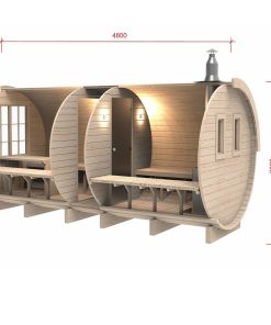 Pirtis bačka 4.8 m Ø 2.27 m (Su šoniniu įėjimu)