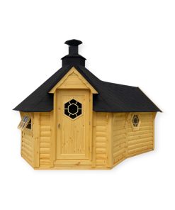 🔥 Grilio namelis 9.2 m² su 2.5 m sauna