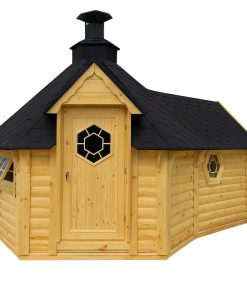Grilio namelis 9.2 m² su 2.5 m sauna