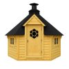 Grilio namelis 9.2 m² su 2.5 m sauna