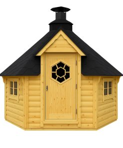 Grilio namelis 9.2 m² su 2.5 m sauna