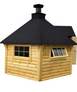 Grilio namelis 9.2 m² su 2.5 m sauna