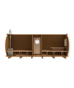 Pirtis bačka 5.9 m Ø 2.27 m (Su šoniniu įėjimu):