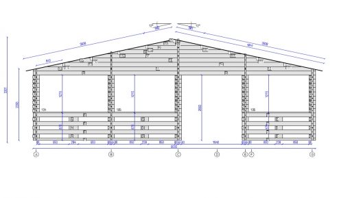 Medinis vasarnamis LUCY – 54.5 m²+32 m² terase