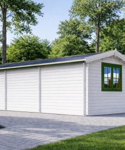 Stoginė su sandėliuku 30 m² (4 m x 7,5 m)