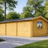 Stoginė su sandėliuku 30 m² (4 m x 7,5 m)