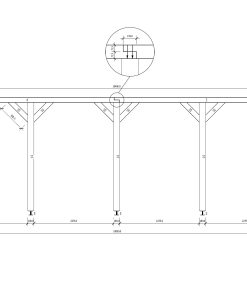 Aukšta pastogė (10.4m x 5.4 m x 4.1 m)