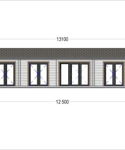 Medinis vasarnamis AGNES 75m², 44 +44 mm