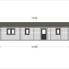 Medinis vasarnamis AGNES 75m², 44 +44 mm