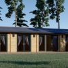 Medinis vasarnamis AGNES 75m², 44 +44 mm