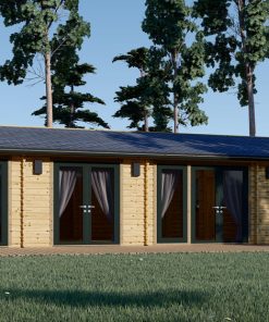 Medinis vasarnamis AGNES 75m², 44 +44 mm