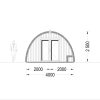 Sodo namelis BRETA (44 mm), 4×6 m, 24 m²
