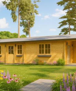 Medinis namas LINCOLN 72 m² 6×12 m, 66 mm