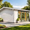 Medinis sodo namelis MIA (44 mm), 5,5 × 5,5 m, 30 m²