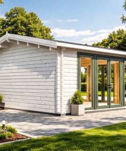 Medinis sodo namelis MIA (44 mm), 5,5 × 5,5 m, 30 m²