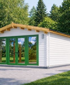 Medinis sodo namelis MIA (44 mm), 5,5 × 5,5 m, 30 m²
