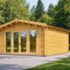 Medinis sodo namelis MIA (44 mm), 5,5 × 5,5 m, 30 m²